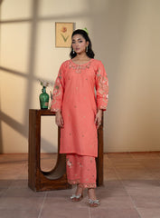 Gajr Pink Kurta 2-Piece & 3-Piece
