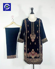 velvet dress 17.4 Navy Blue
