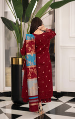 Elegant Maroon 3-Piece