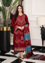 Elegant Maroon 3-Piece