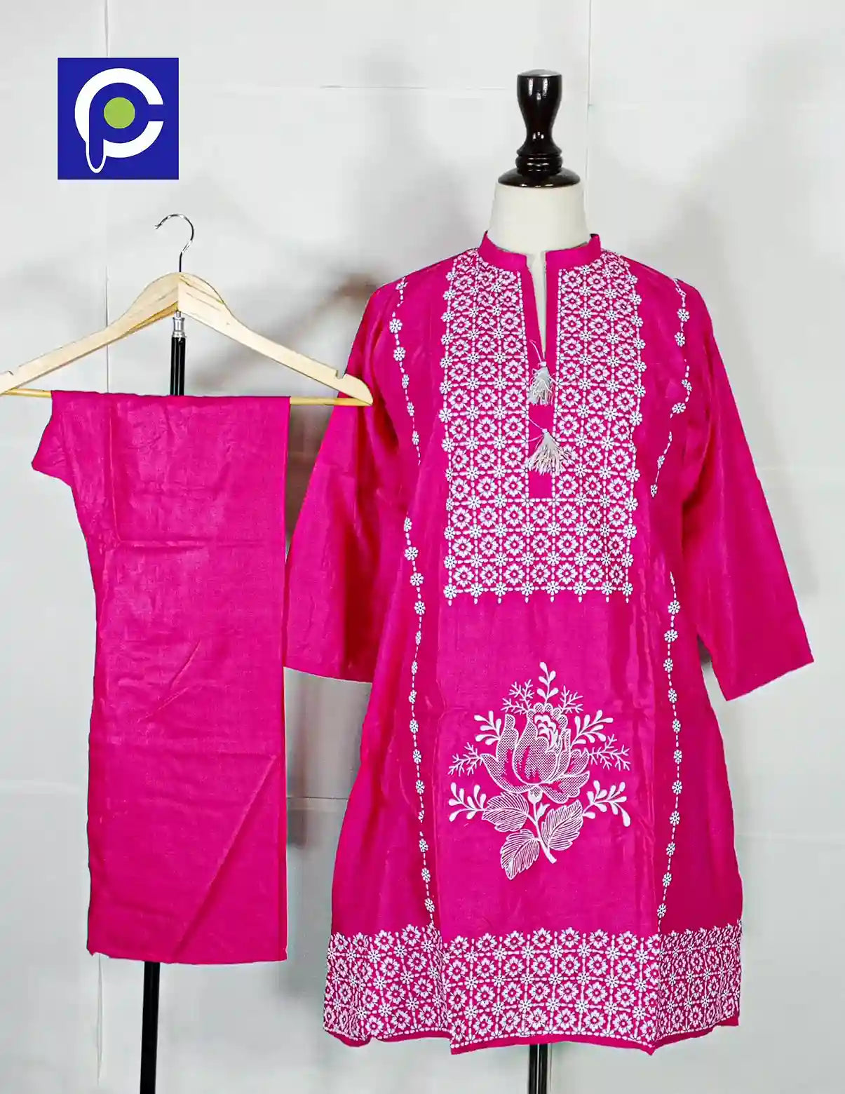 Block Print Women’s Dress 2 Piece – 56