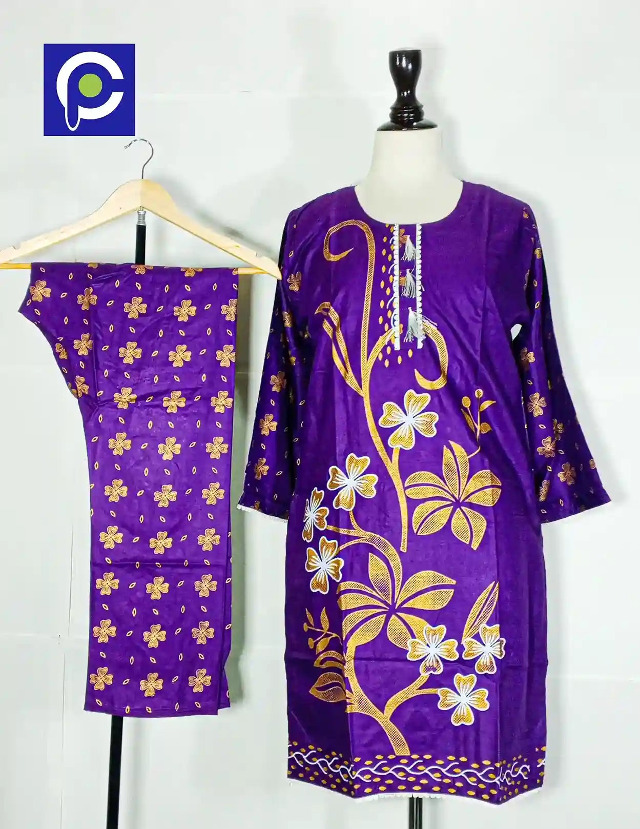 Block Print Women’s Dress 2 Piece – 51