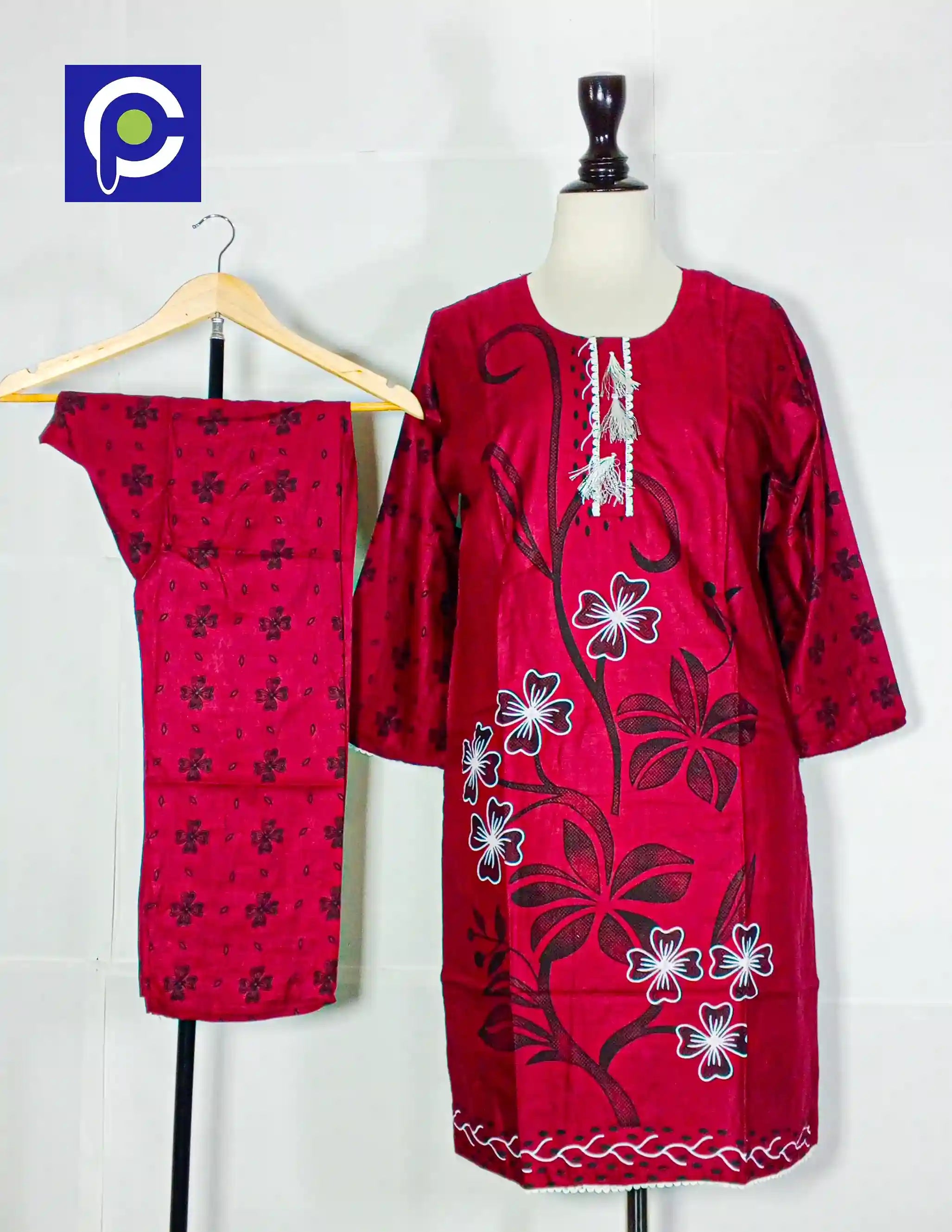 Block Print Women’s Dress 2 Piece – 51