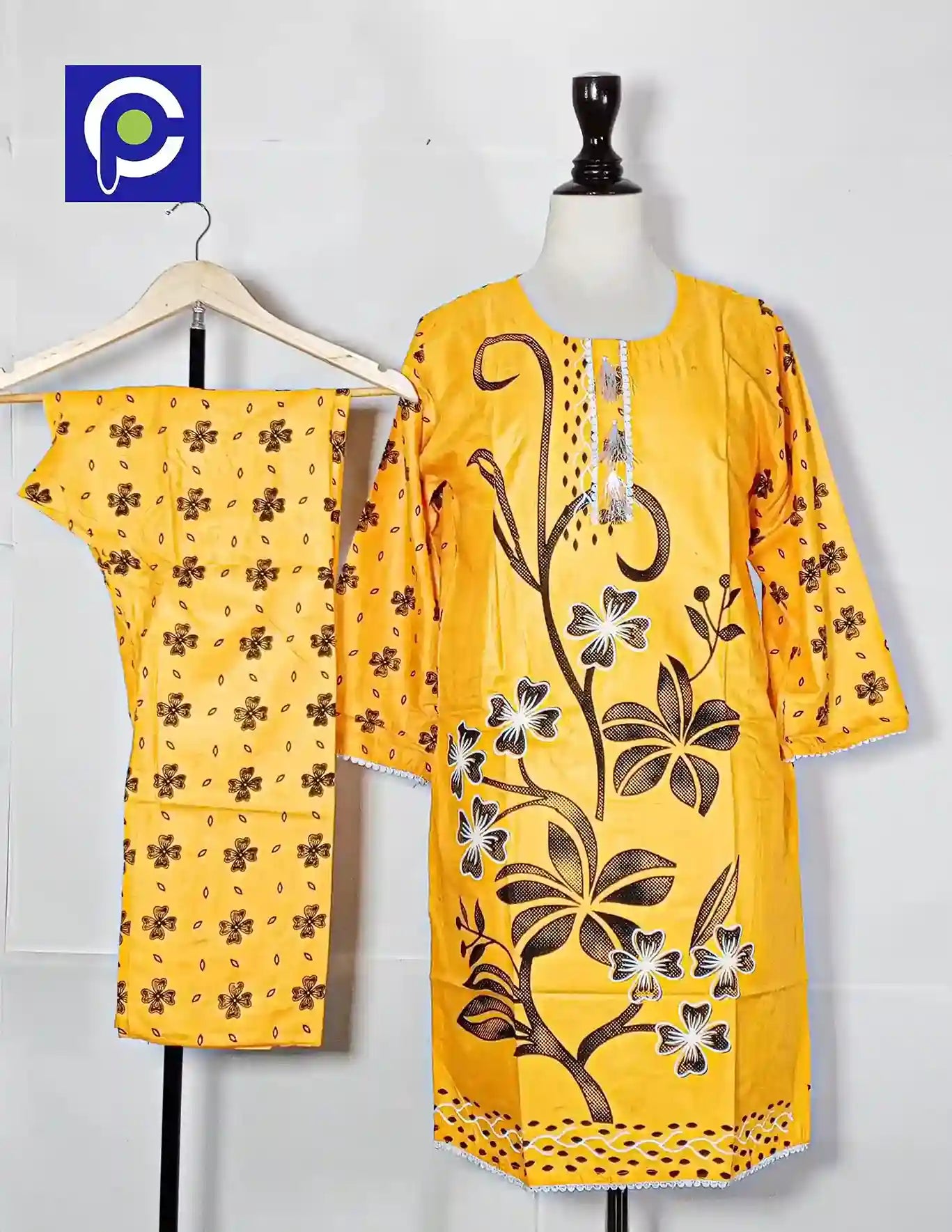 Block Print Women’s Dress 2 Piece – 51