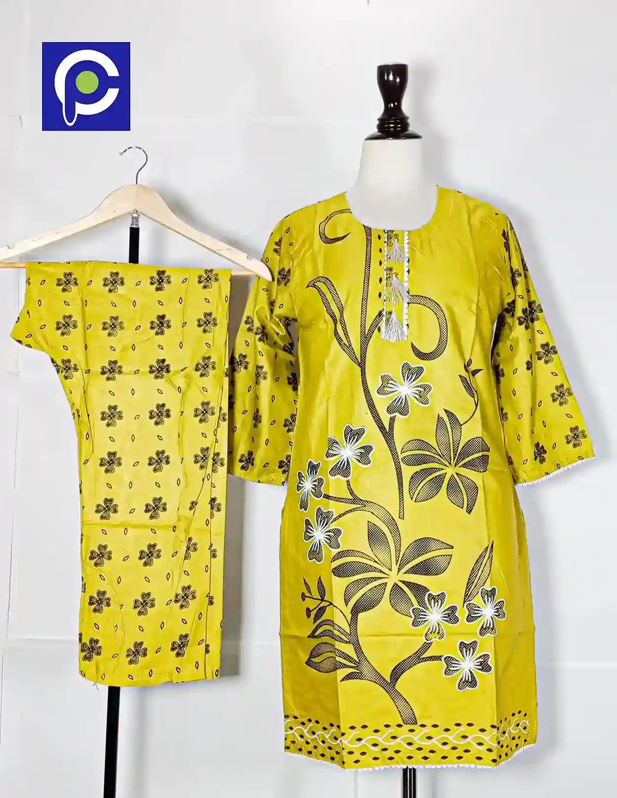 Block Print Women’s Dress 2 Piece – 51