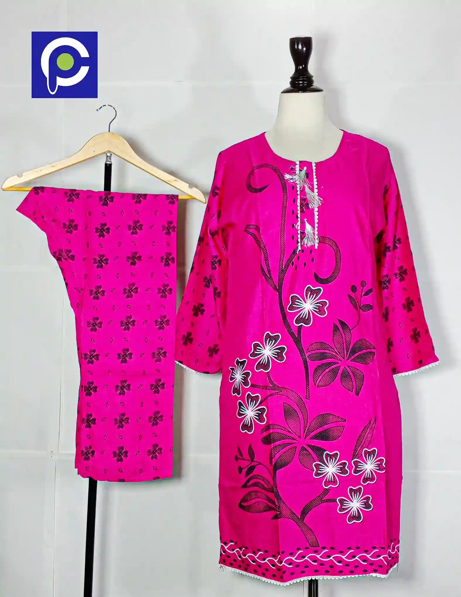 Block Print Women’s Dress 2 Piece – 51