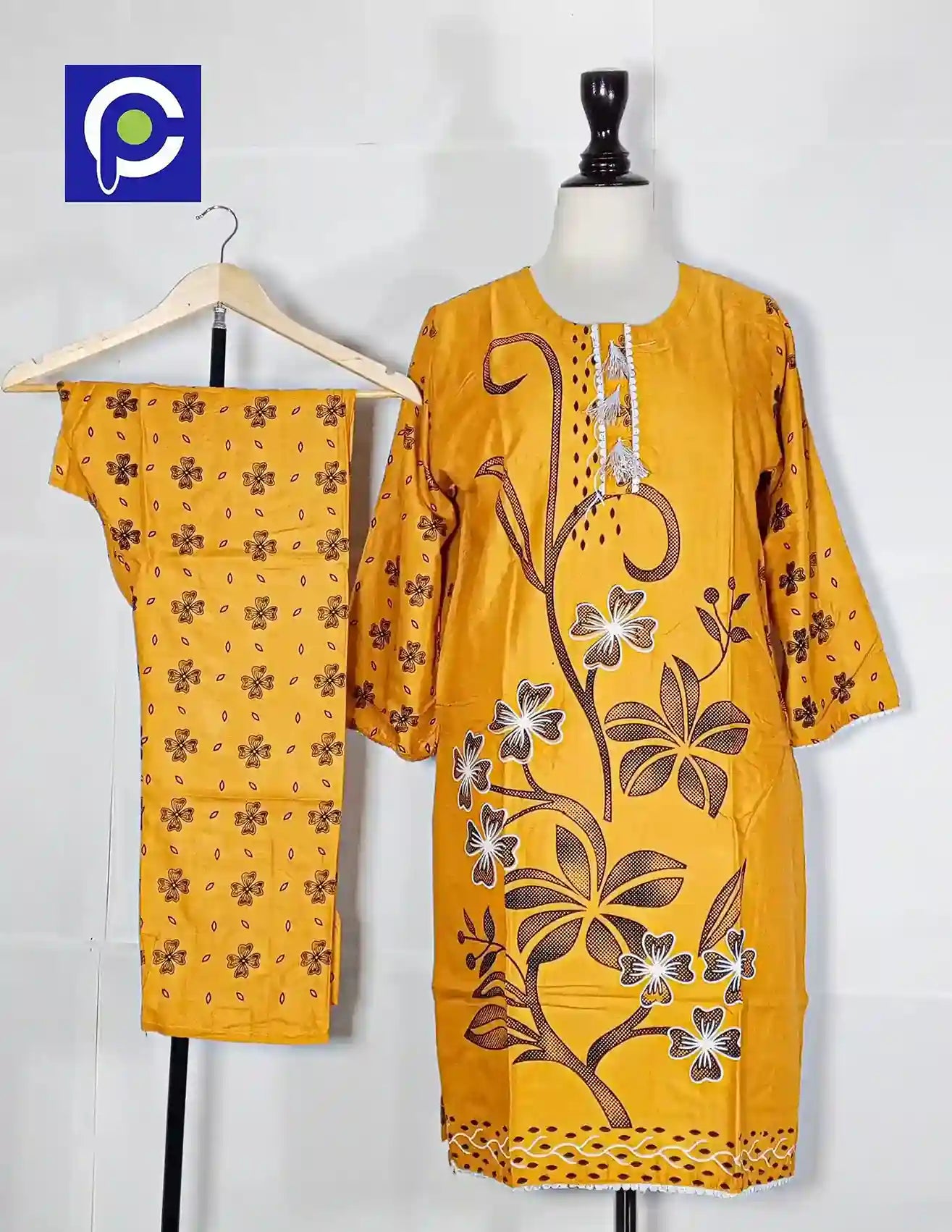Block Print Women’s Dress 2 Piece – 51