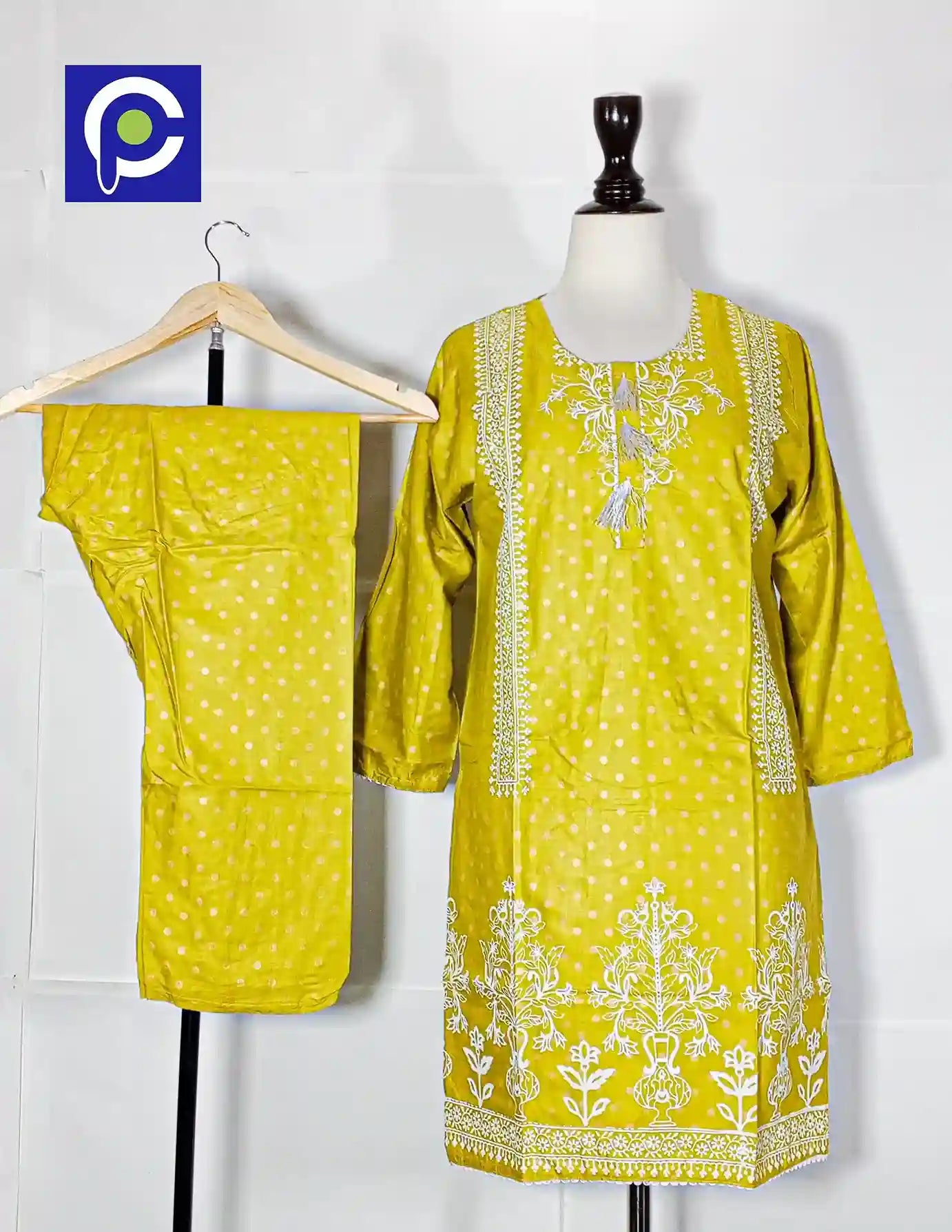 Block Print Women’s Dress 2 Piece – 54