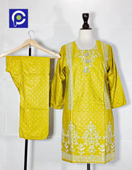 Block Print Women’s Dress 2 Piece – 54