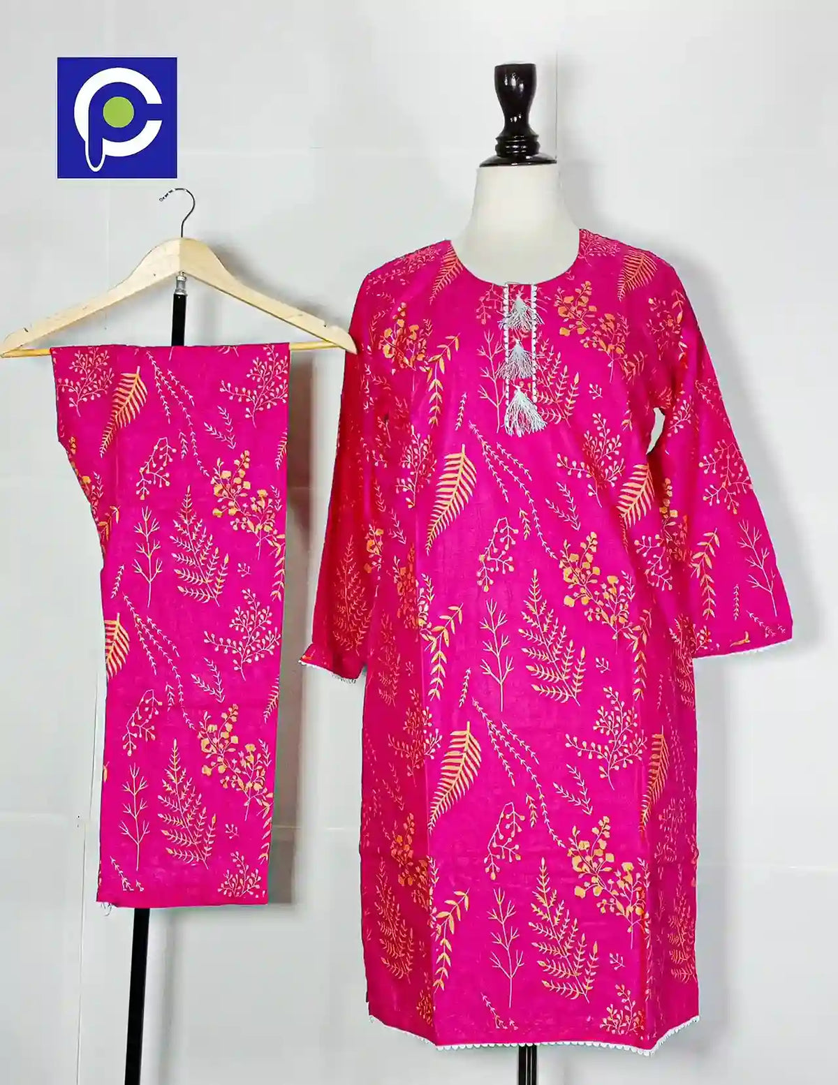 Block Print Women’s Dress 2 Piece – 53