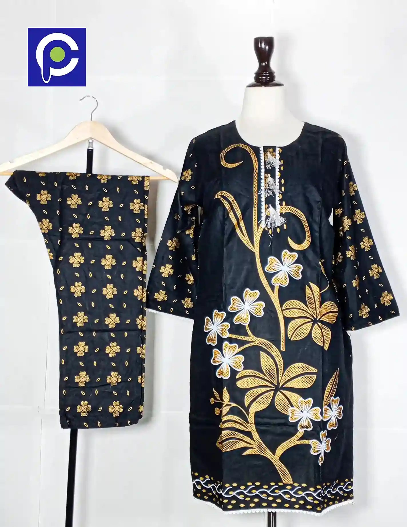 Block Print Women’s Dress 2 Piece – 51