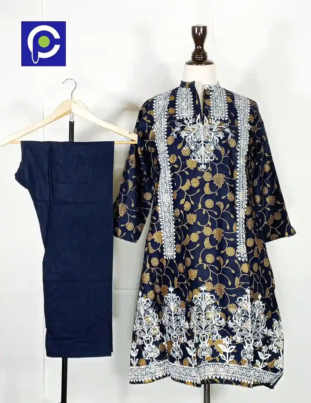 Block Print Women’s Dress 2 Piece – 57