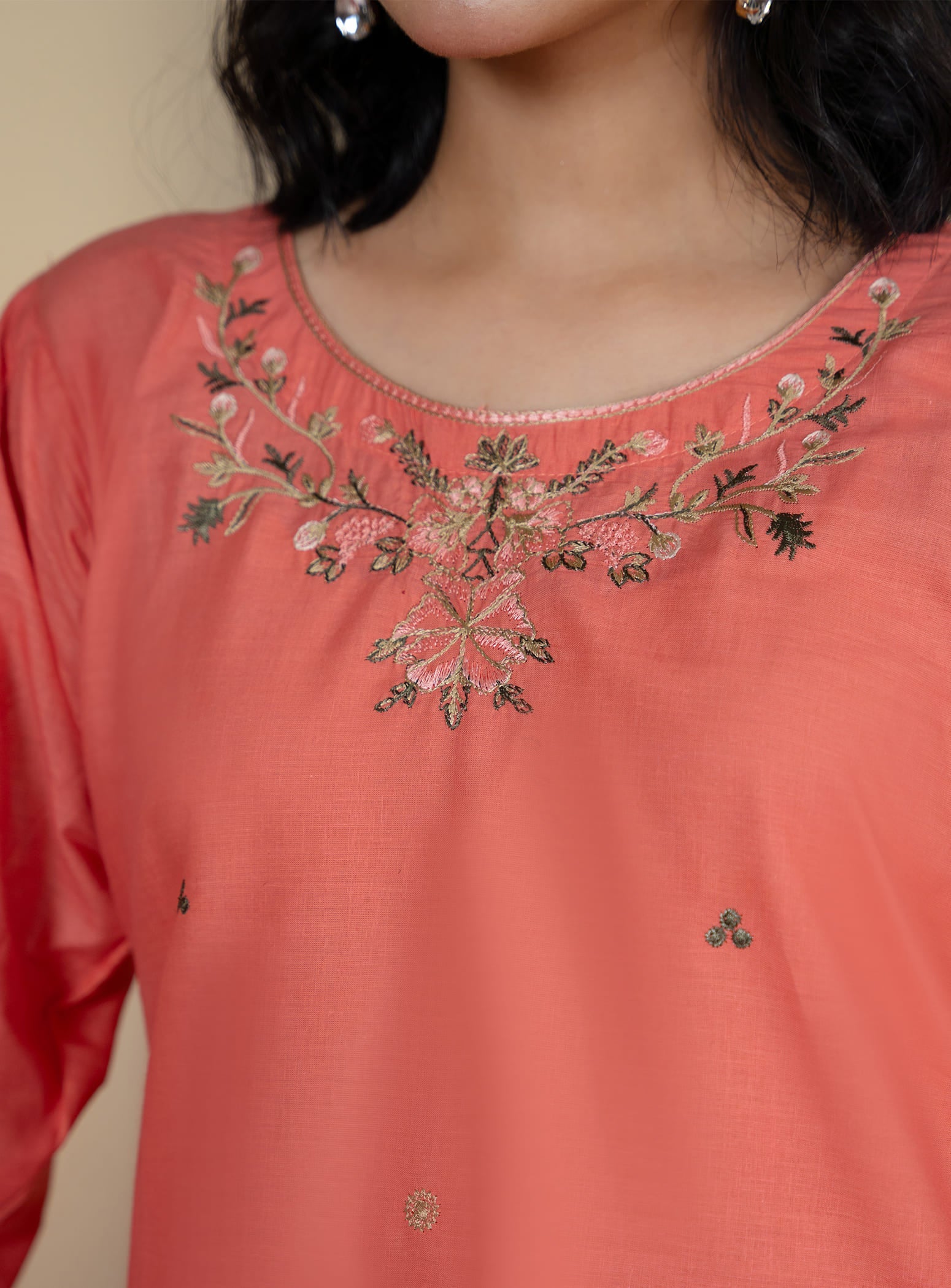 Gajr Pink Kurta 2-Piece & 3-Piece