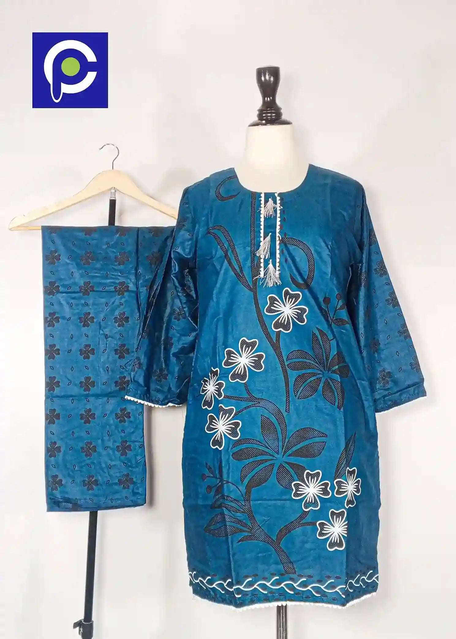 Block Print Women’s Dress 2 Piece – 51