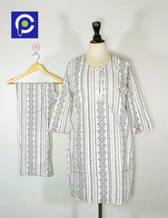 Block Print Women’s Dress 2 Piece – 61