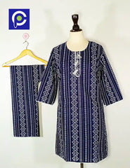 Block Print Women’s Dress 2 Piece – 61