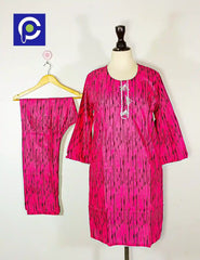 Block Print Women’s Dress 2 Piece – 62
