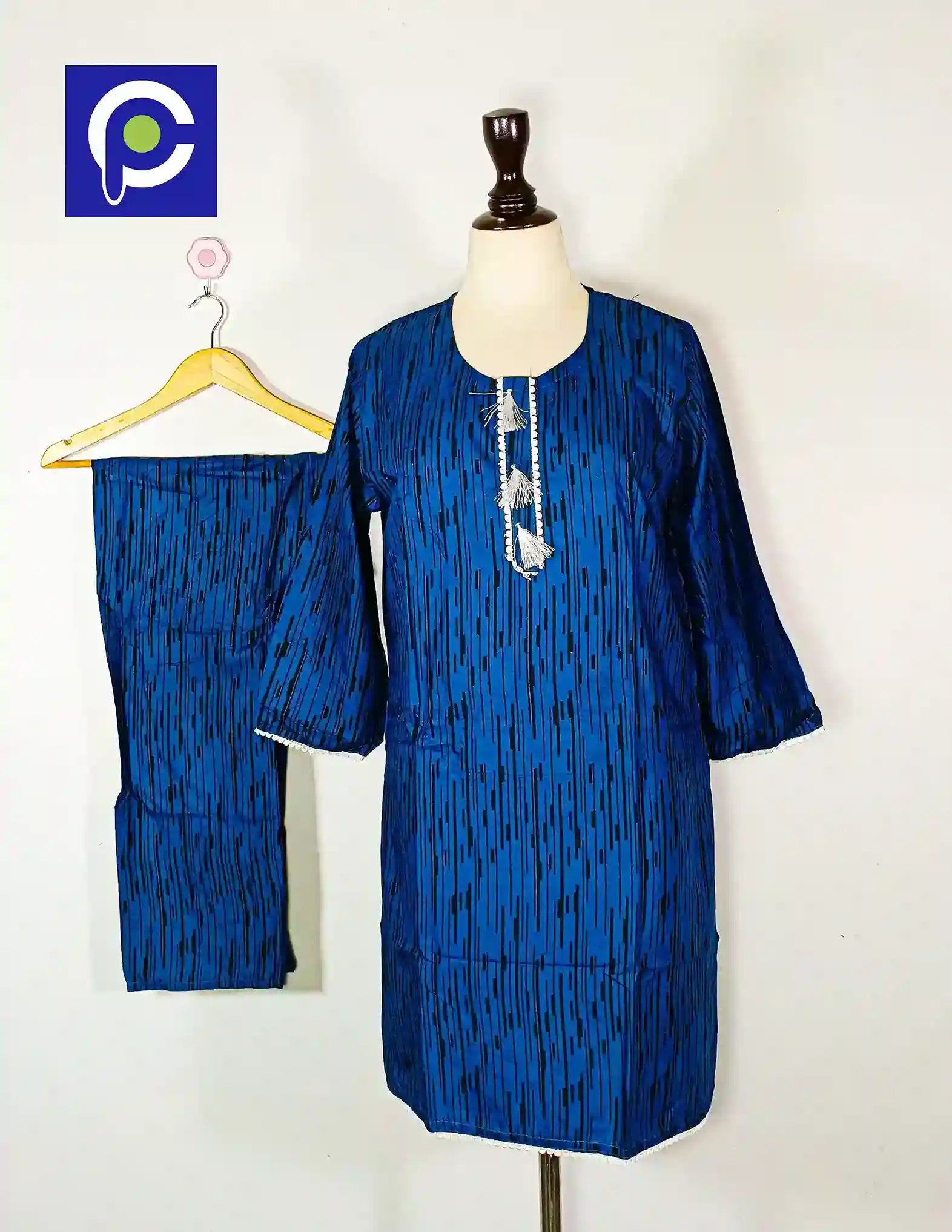 Block Print Women’s Dress 2 Piece – 62
