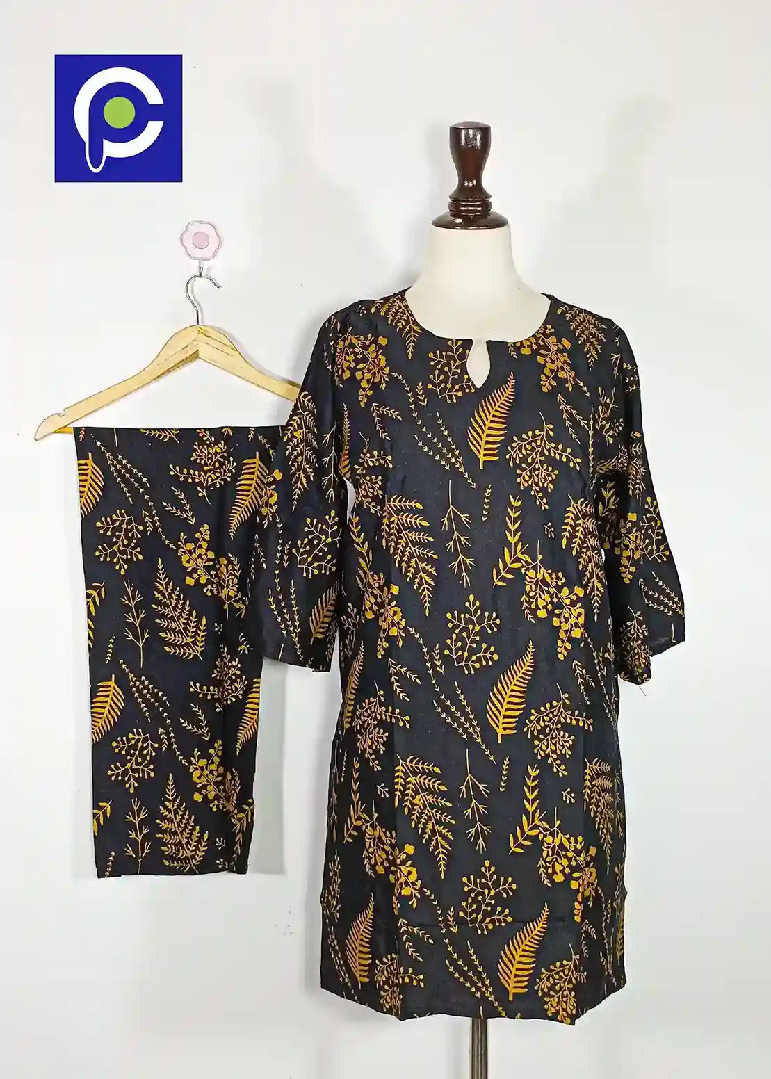 Block Print Women’s Dress 2 Piece – 53