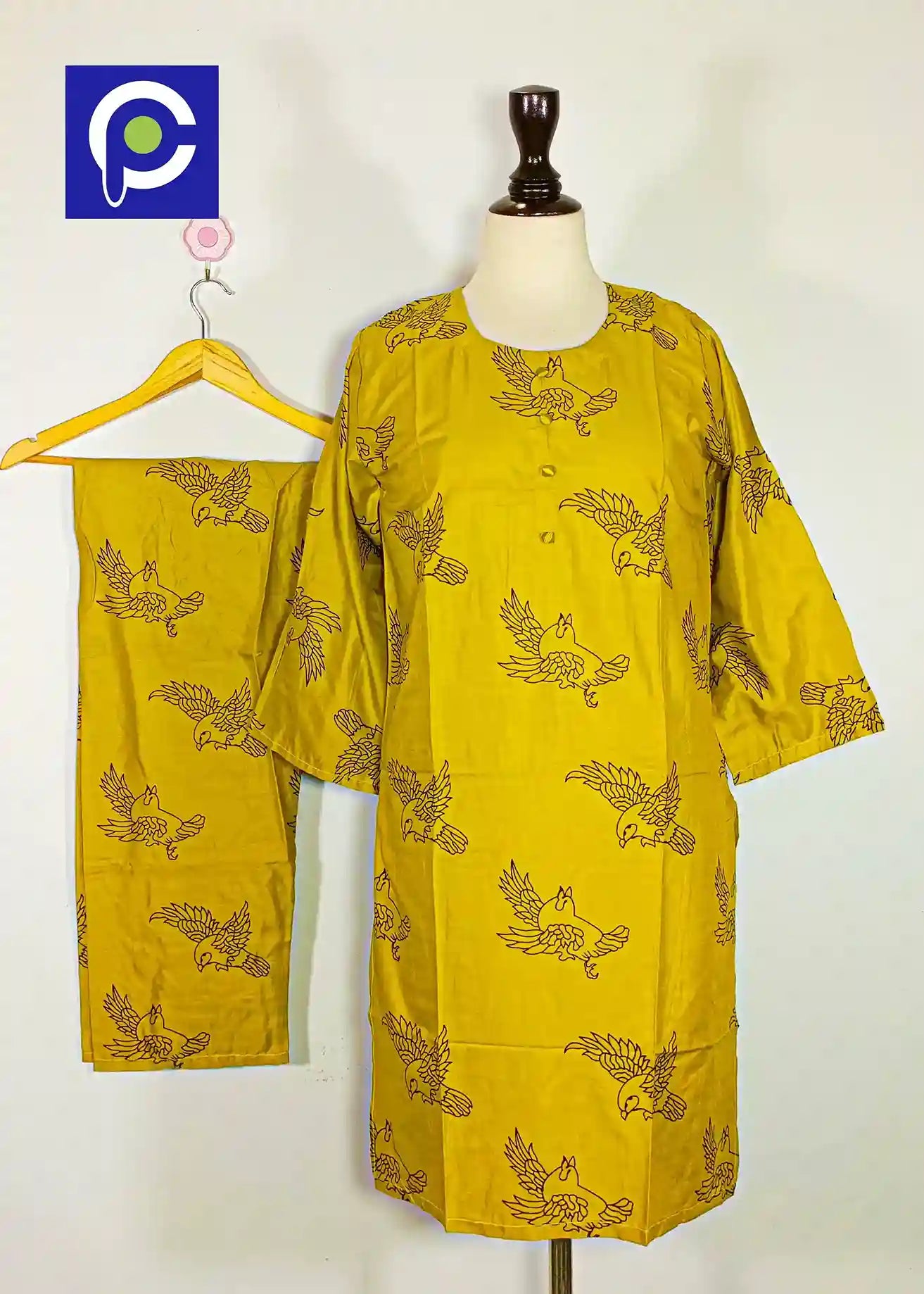Block Print Women’s Dress 2 Piece – 71