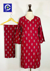 Block Print Women’s Dress 2 Piece – 74
