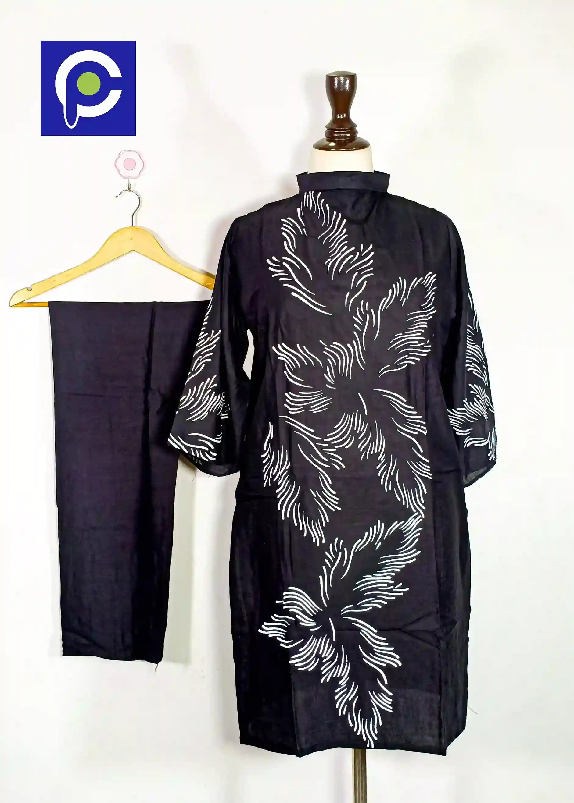 Block Print Women’s Dress 2 Piece – 76