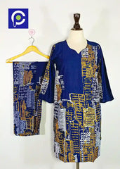 Block Print Women’s Dress 2 Piece – 77