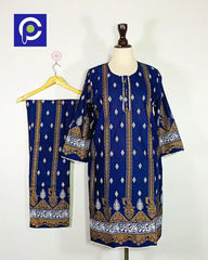 Block Print Women’s Dress 2 Piece – 58
