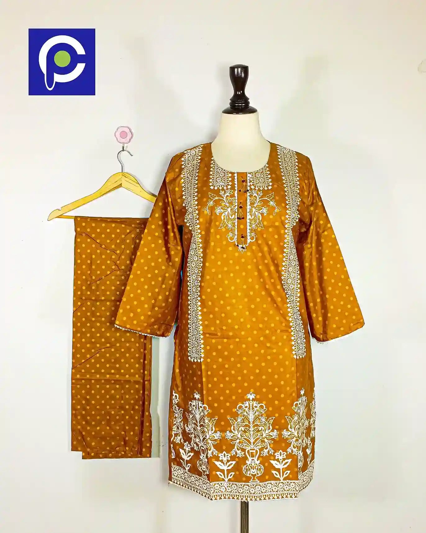 Block Print Women’s Dress 2 Piece – 54