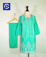 Block Print Women’s Dress 2 Piece – 54