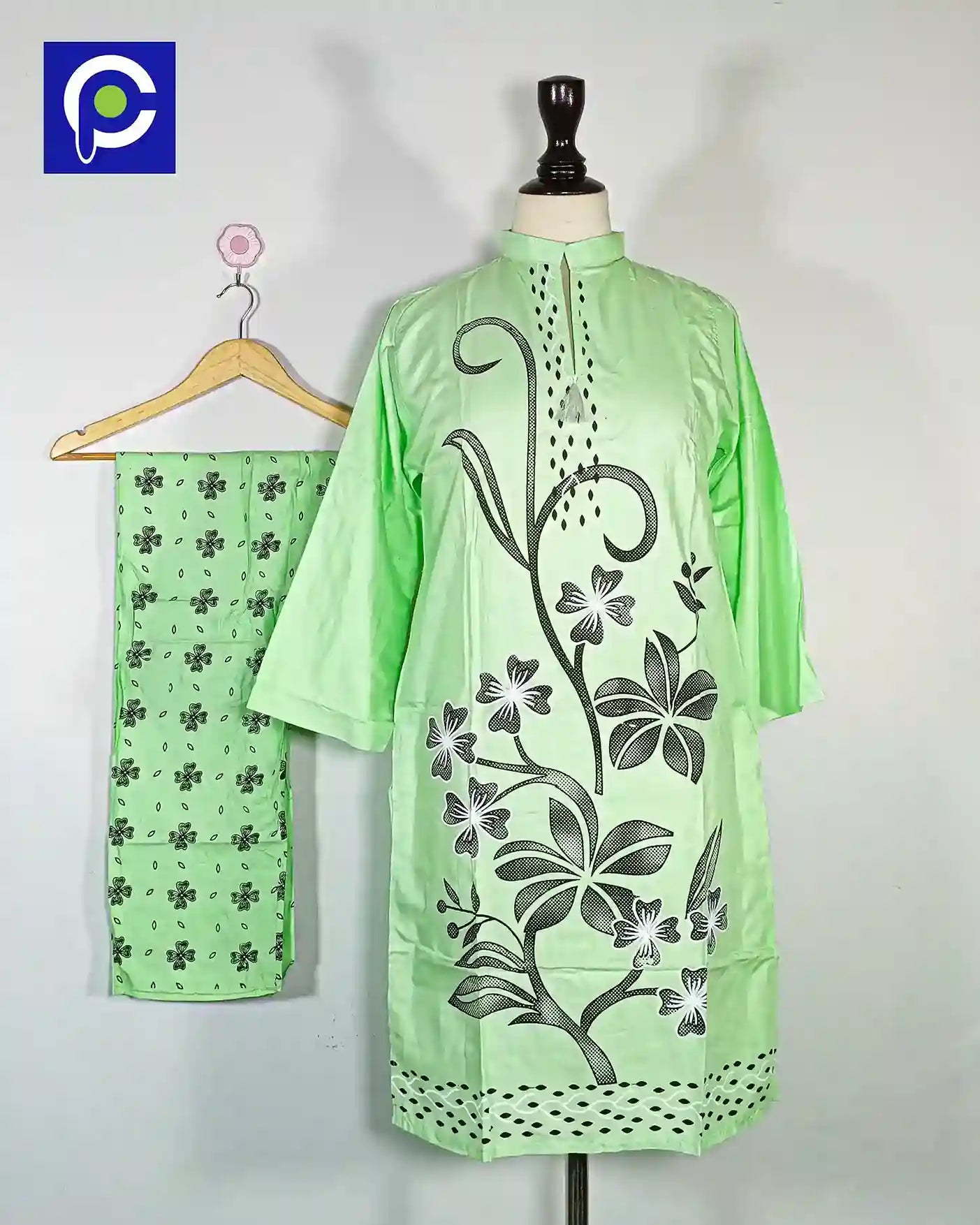 Block Print Women’s Dress 2 Piece – 51