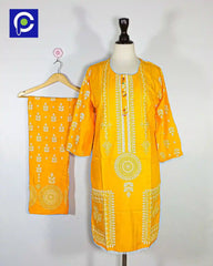Block Print Women’s Dress 2 Piece – 65