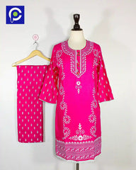 Block Print Women’s Dress 2 Piece – 66