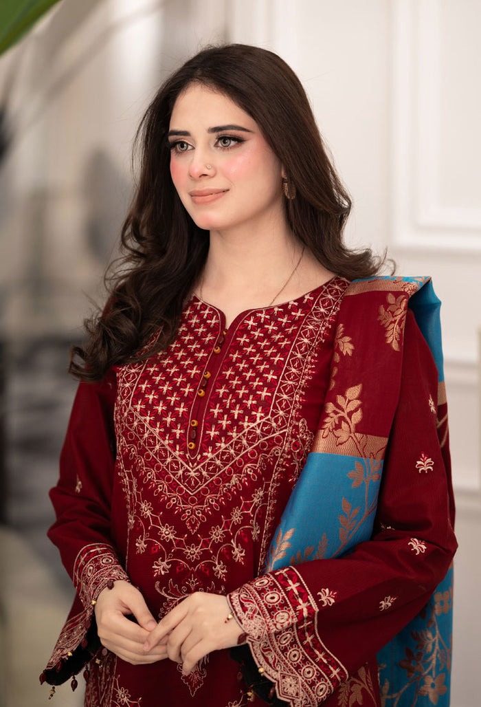 Elegant Maroon 3-Piece